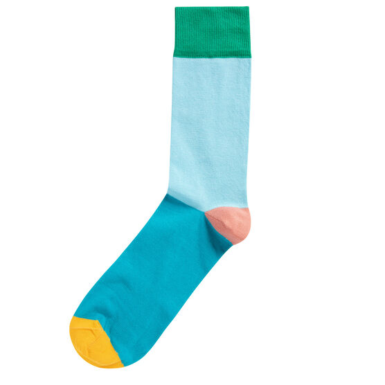 Socks, Women's Colour Block - Bigger Splash